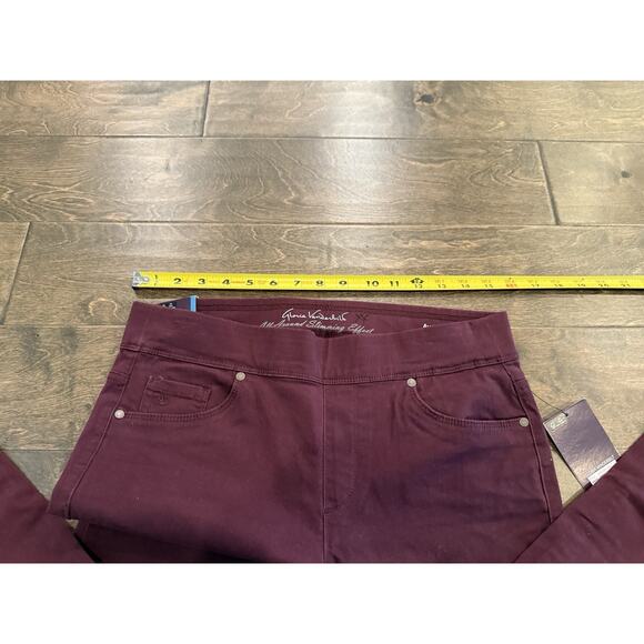 Gloria Vanderbilt Women Red Avery Straight Leg High Rise Stretch Jeans 8 NWT NEW - Picture 12 of 12